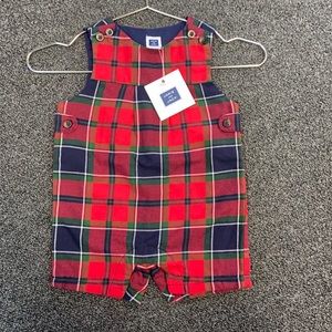 NWT Janie & Jack Plaid Romper